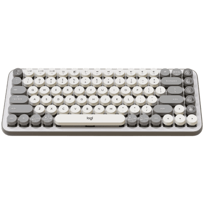 LOGITECH POP ICON KEYS - OFF WHITE - US INT'L - BT  - INTNL-973