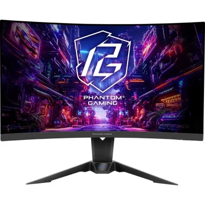 Монитор Asrock PG27QRT2A Curved Gaming Monitor - 27 inch 2560x1440 VA, Anti-Glare, 180Hz, 1ms