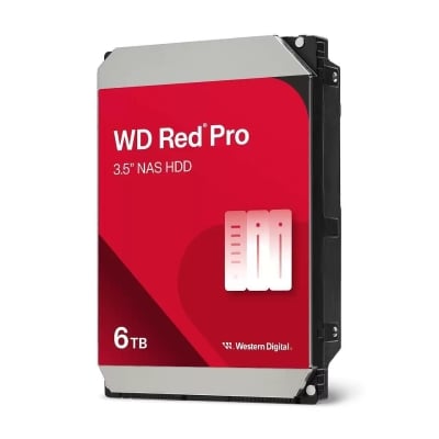 Хард диск WD Red Pro, 6TB NAS, 3.5", 256MB, 7200RPM HDD