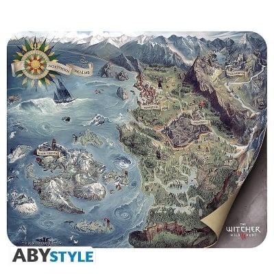 ABYSTYLE THE WITCHER - World map gaming mousepad