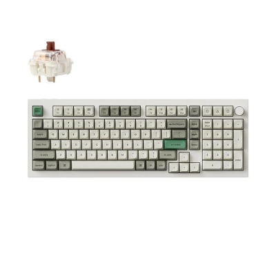 Keychron Q5 Max QMK Shell White - Gateron Jupiter Brown