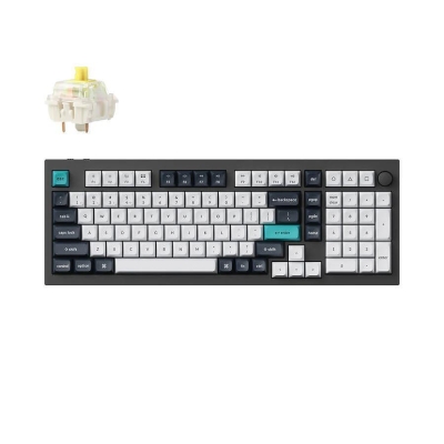 Keychron Q5 Max QMK Carbon Black - Gateron Jupiter Banana