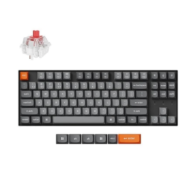 Keychron K8 Max QMK/VIA TKL - Keychron Super Red Switch, RGB Backlight