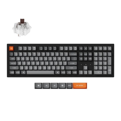 Keychron K10 Max QMK/VIA Full Size - Keychron Super Brown Switch, RGB Backlight