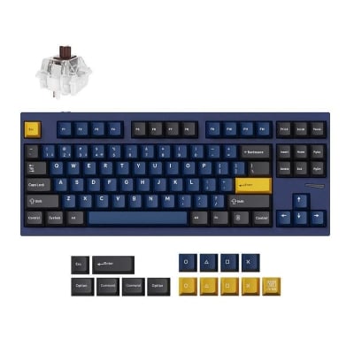 Lemokey L4 QMK TKL Navy Blue - Keychron Super Brown Switch