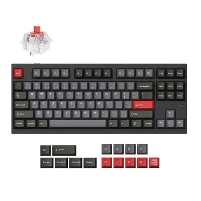 Lemokey L4 QMK TKL Navy Blue - Keychron Super Brown Switch