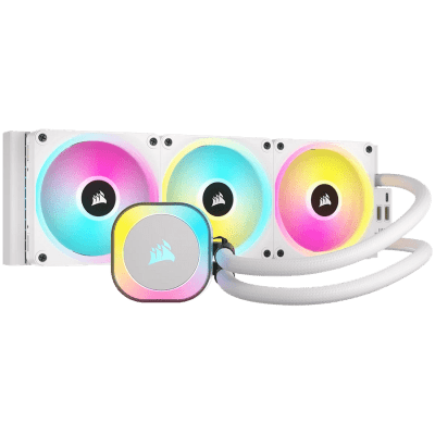 Охладител за процесор CORSAIR iCUE LINK H150i RGB White AIO, 360mm