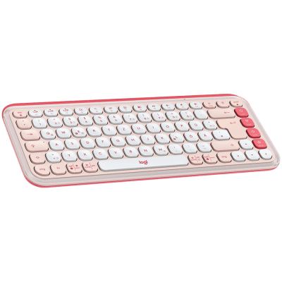 LOGITECH POP ICON COMBO - ROSE - US INT'L - BT  - INTNL-973