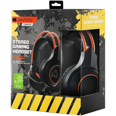 CANYON headset Nightfall GH-7 7.1 Black Orange