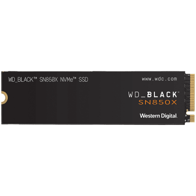 SSD диск WD Black SN850X 1TB M.2 2280 PCIe Gen4 x4 NVMe, Read/Write: 7300/6300 MBps, IOPS 800K/1100K, TBW: 600