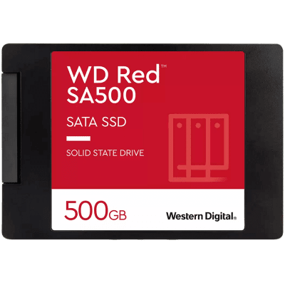 SSD диск WD Red SA500 NAS SATA 500GB 2.5" SSD
