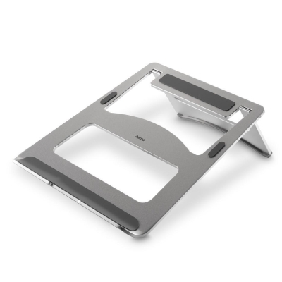 HAMA Aluminium laptop stand, up to 40 cm (15,6"), silver