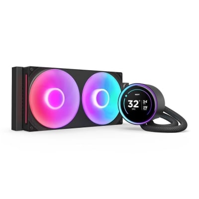 Охладител за процес NZXT Kraken Elite 280 V2 RGB Black LCD Display