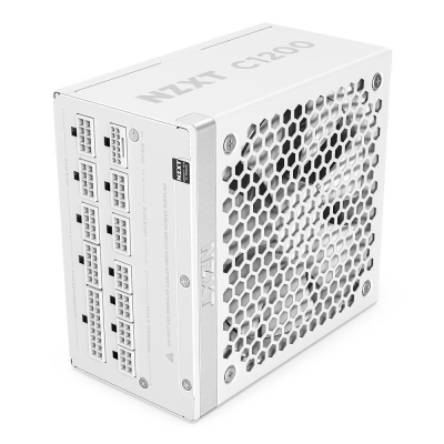 Захранване NZXT C1200 White 1200W 80+ Gold ATX 3.1 - Fully Modular