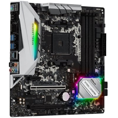 Дънна платка ASROCK B450M STEEL LEGEND