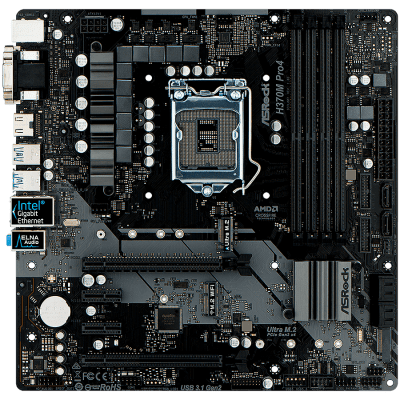 Дънна платка ASROCK H370M PRO4