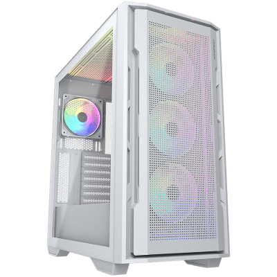 Кутия COUGAR UNIFACE RGB, E-ATX, White
