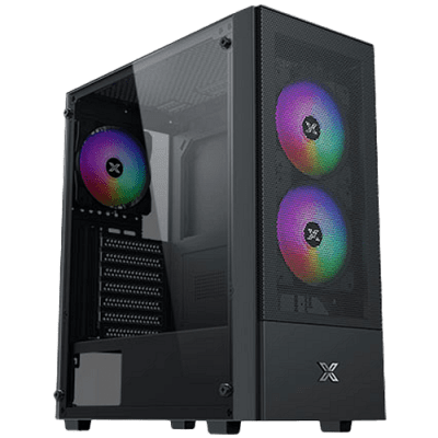 Кутия Xigmatek Hero II Air 3F Black EN41655, ATX