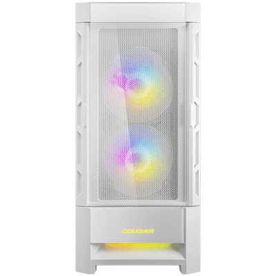 Кутия COUGAR DUOFACE RGB, E-ATX, White