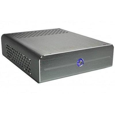 Кутия E-mini I3, mITX, Silver, Brushed Aluminium, 120W DC/DC 12V/5A Adapter