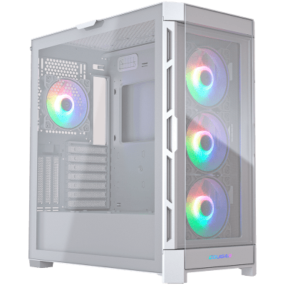 Кутия COUGAR DUOFACE PRO RGB, E-ATX, White