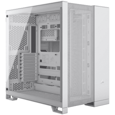 Кутия Corsair 6500D Airflow Tempered Glass, E-ATX, White