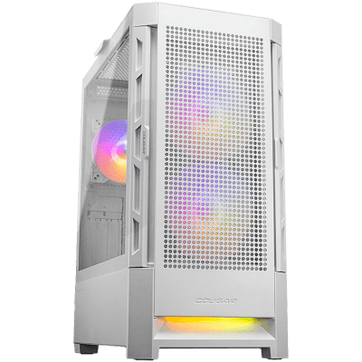 Кутия COUGAR DUOFACE RGB, E-ATX, White