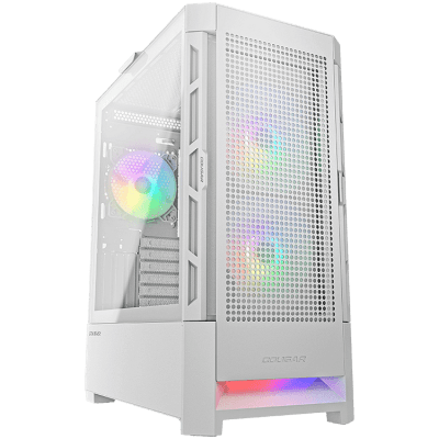 Кутия COUGAR Airface RGB, E-ATX, White