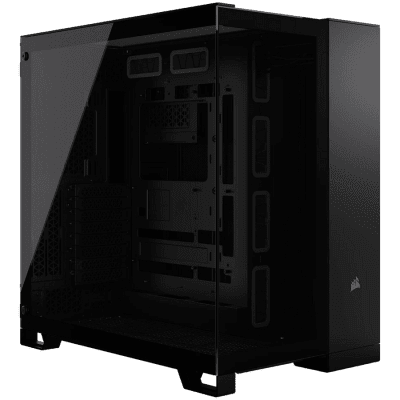 Кутия Corsair 6500X Tempered Glass, Black, E-ATX
