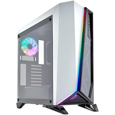 Кутия CORSAIR Carbide Series SPEC-OMEGA RGB Tempered Glass, ATX, White
