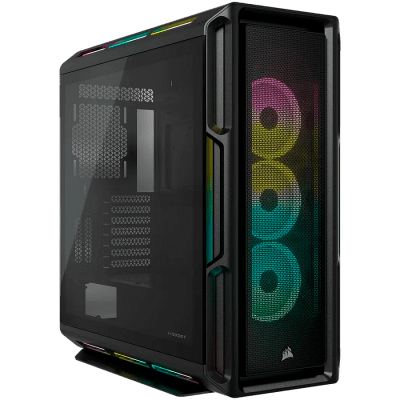 Кутия Corsair iCUE 5000T RGB Tempered Glass, E-ATX, Black