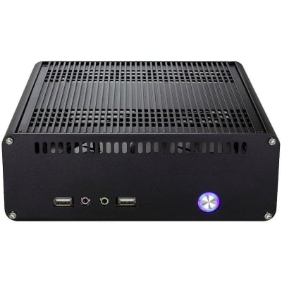 Кутия E-mini K3 Black Aluminium, mITX 2x2.5', 1x3.5", USB2.0
