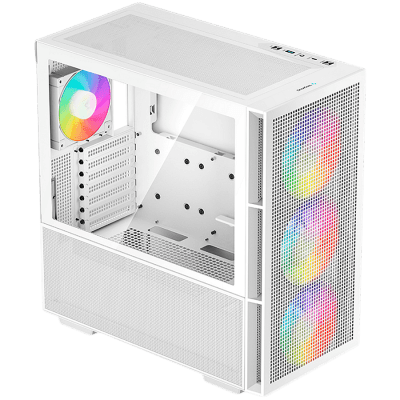 Кутия DeepCool CH560 WH, E-ATX