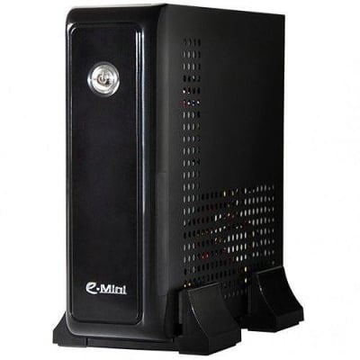 Кутия E-mini 3001, mITX, Black/Silver, 120W DC/DC 12V5A Adapter