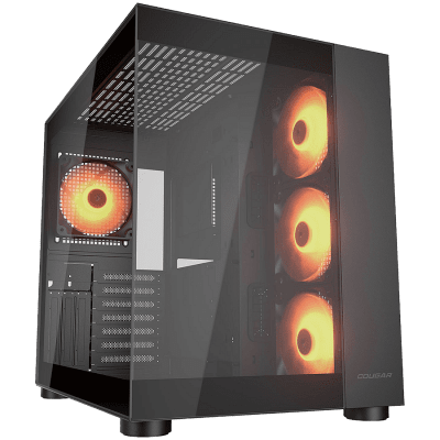 Кутия COUGAR FV150 RGB, ATX, Black