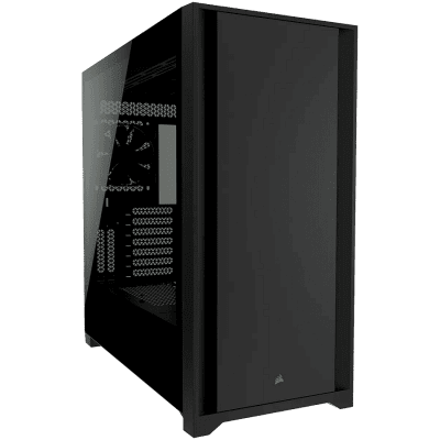 Кутия CORSAIR 5000D Tempered Glass, ATX, Black