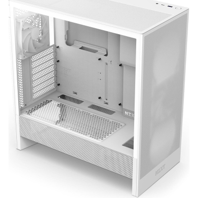 Кутия NZXT H5 Flow 2024, E-ATX, White