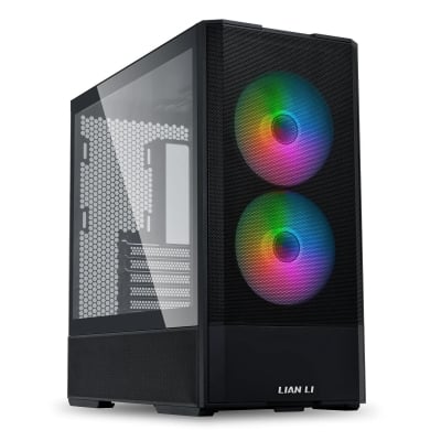 Кутия Lian Li LANCOOL 207, Tempered Glass, ATX, Black