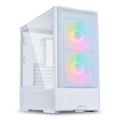 Кутия Lian Li LANCOOL 207, Tempered Glass, ATX, White