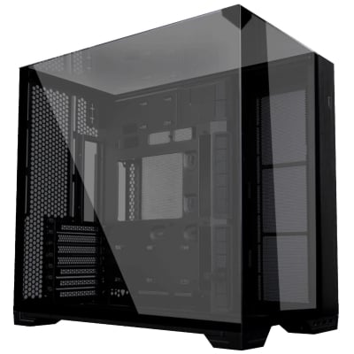 Кутия Lian Li O11 Vision Compact, Tempered Glass, E-ATX, Black