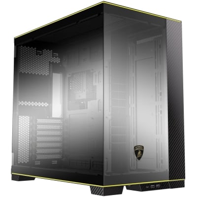 Кутия Lian Li PC-O11D EVO RGB Lamborghini Edition, Tempered Glass, E-ATX, Black