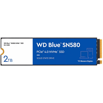 SSD диск WD Blue (M.2, 2TB, PCIe Gen4 NVMe 1.4b)