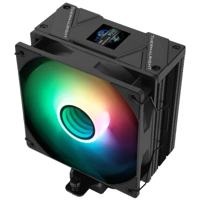 Охлаждане Thermalright CPU Cooler Assassin Spirit 120 Vision A-RGB Black - LCD Display, Infinity Mirror