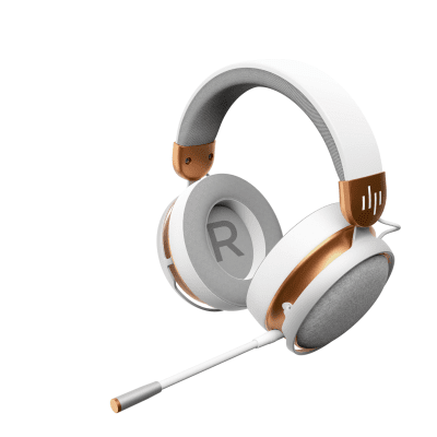 Геймърски безжични слушалки Dark Project Sono Wireless - White/Gold