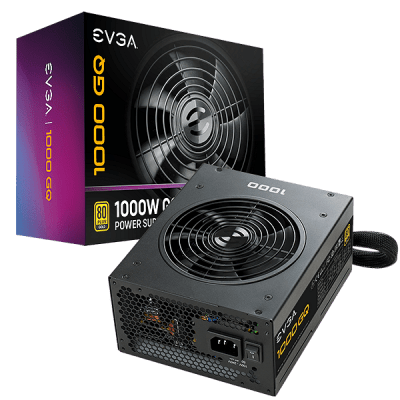 Захраване EVGA 1000 GQ 80 Plus GOLD 1000W Semi Modular
