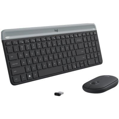 LOGITECH MK470 -  Slim Wireless Combo, Graphite