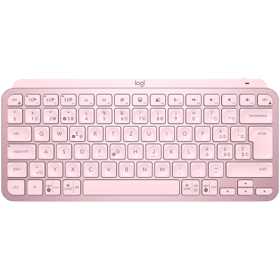 LOGITECH MX Keys Mini - Bluetooth Illuminated Keyboard, Rose