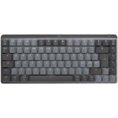 LOGITECH MX Mechanical Mini for Mac Minimalist Wireless Illuminated Keyboard - Space Grey, Tactile