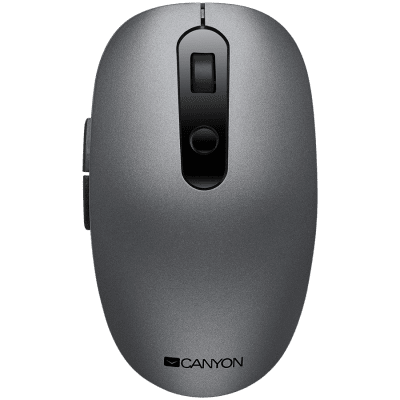 Мишка CANYON MW-9 - Gray, безжична WiFi+BT