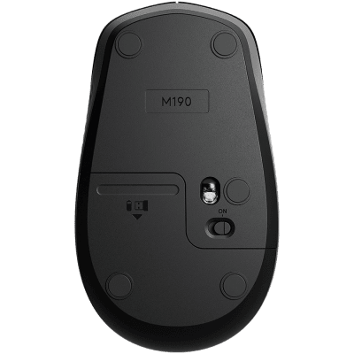 LOGITECH M190 Wireless Mouse - Mid Grey